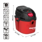 ASPIRADORA SOLIDOS/LIQUIDOS 1GL 1HP +ACCESORIOS SHOP VAC - Imagen 3