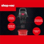 ASPIRADORA SOLIDOS/LIQUIDOS 1GL 1HP +ACCESORIOS SHOP VAC - Imagen 4