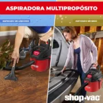 ASPIRADORA SOLIDOS/LIQUIDOS 1GL 1HP +ACCESORIOS SHOP VAC - Imagen 6